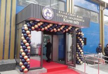 Қазақ спорт және туризм академиясының жаңа күрес спорт кешені ашылды